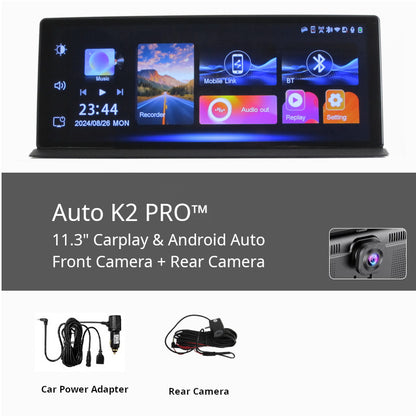 AUTO K2 PRO™ - WIRELESS CARPLAY & ANDROID CAR DVR INFOTAINMENT