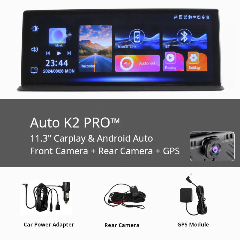 AUTO K2 PRO™ - WIRELESS CARPLAY & ANDROID CAR DVR INFOTAINMENT