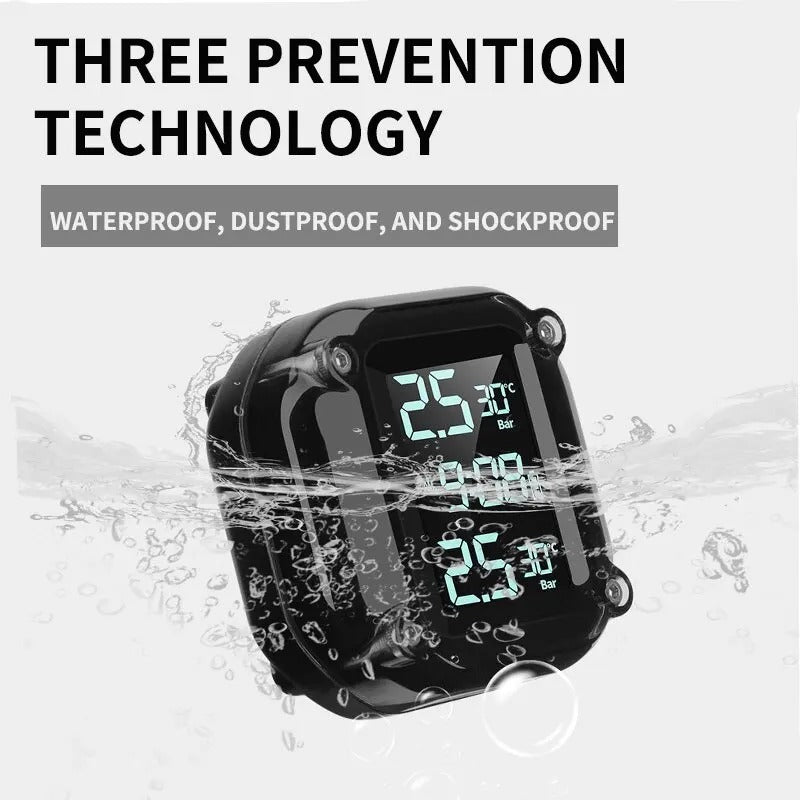 Pressure Guard Moto™- Motorcycle Tire Monitoring System